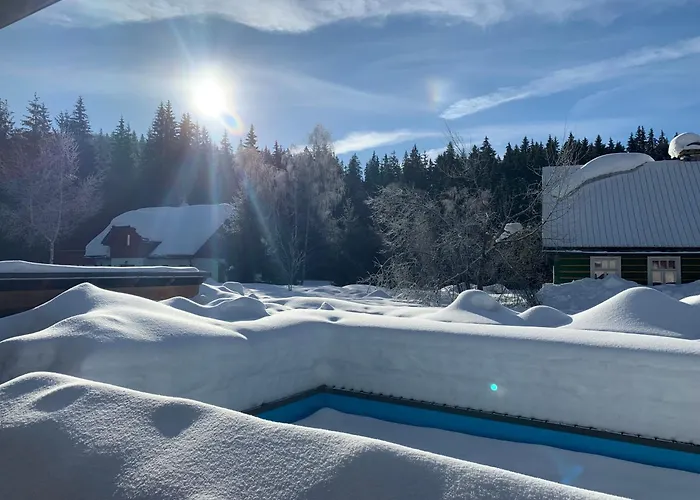 Schäfer S Vyhřívaným Bazénem Se Slanou Vodou Chalet