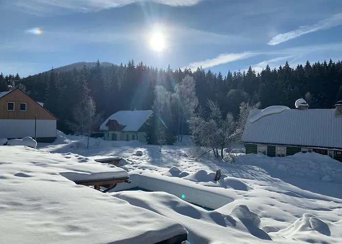 Schaefer S Vyhrivanym Bazenem Se Slanou Vodou A Saunou Chalet
